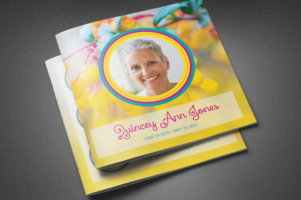 Precious Memories Funeral Program example image 1