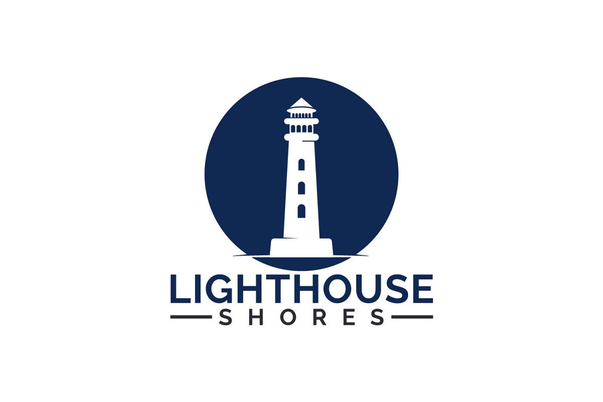 Lighthouse Shores Logo Design. example image 1