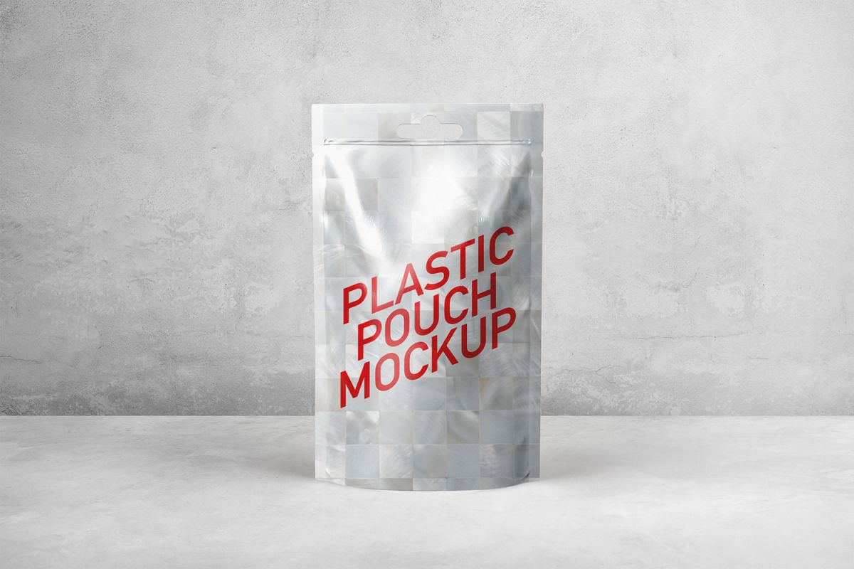 Download Plastic Pouch Mockup