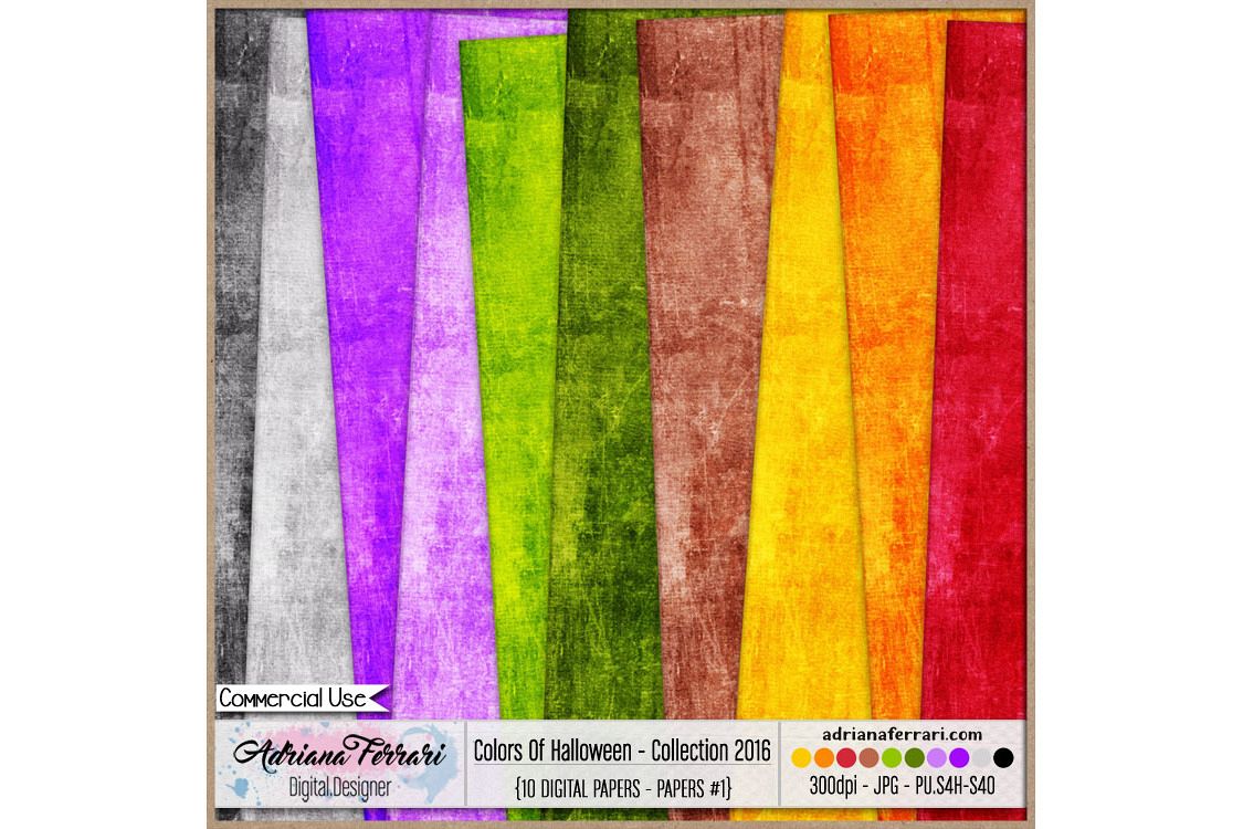 Colors Of Halloween - Collection 2016 - Paper 1 example image 1