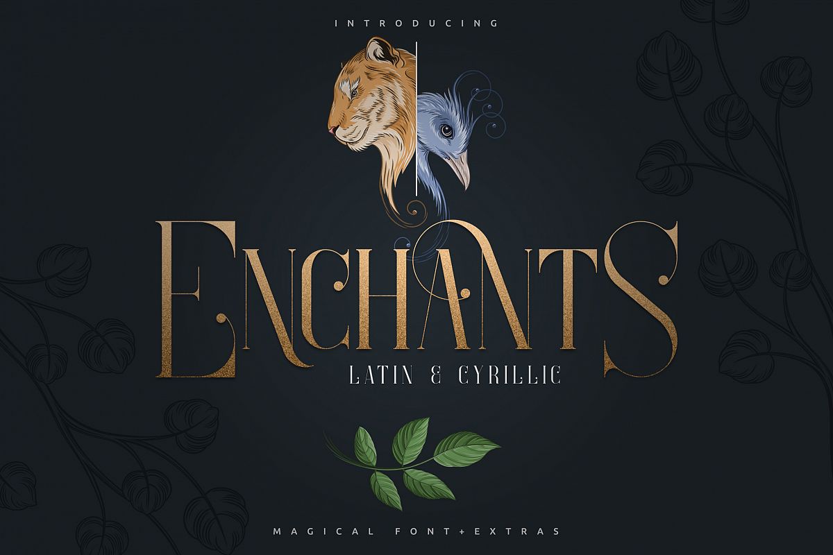 Enchants - Magical font - Extras example image 1