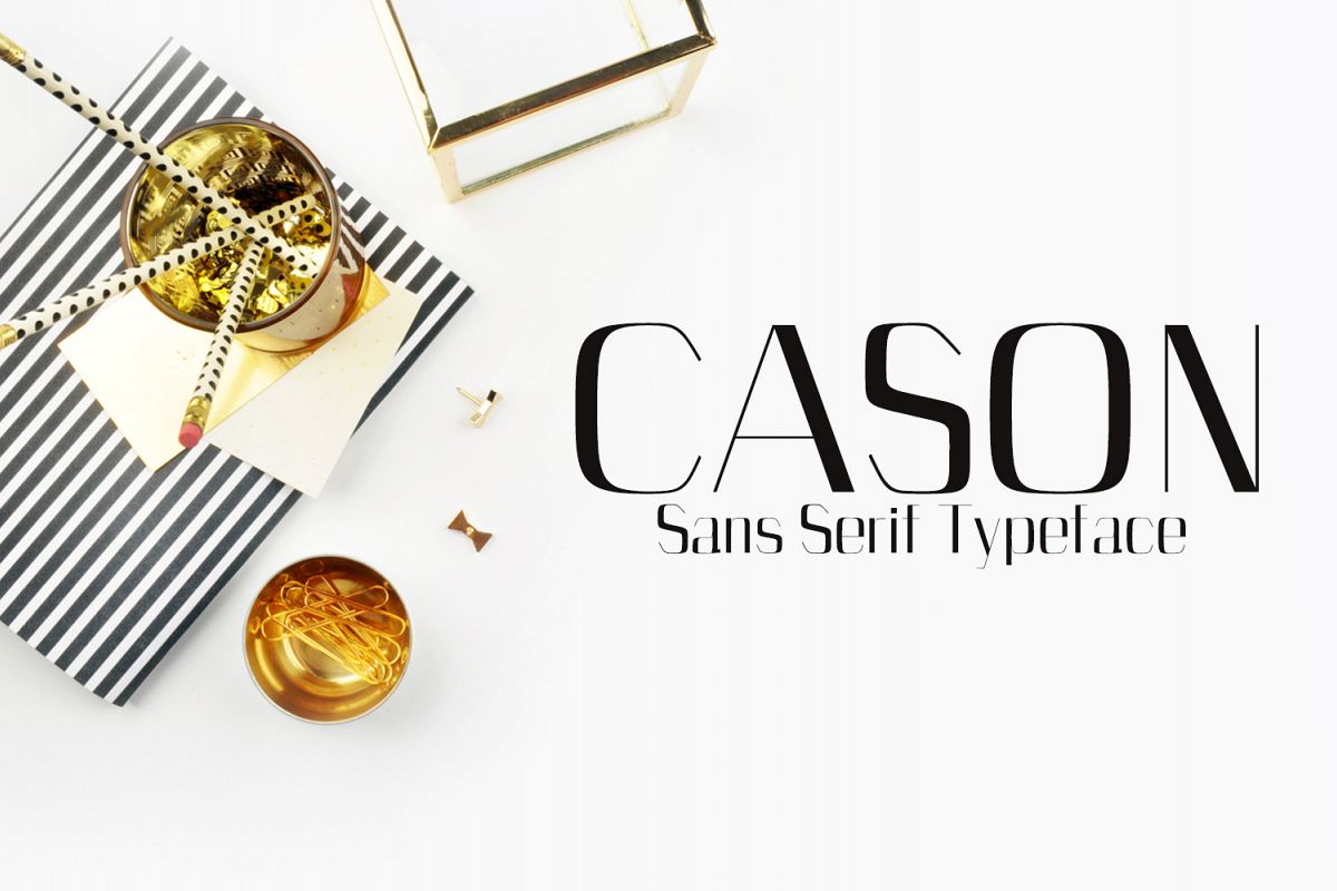 Cason Sans Serif Typeface example image 1