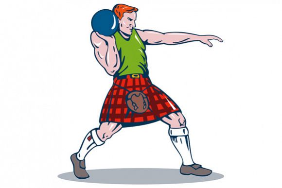 Scottish Playing Shotput example image 1