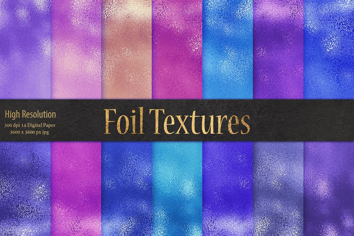 Iridescent Foil Textures example image 1