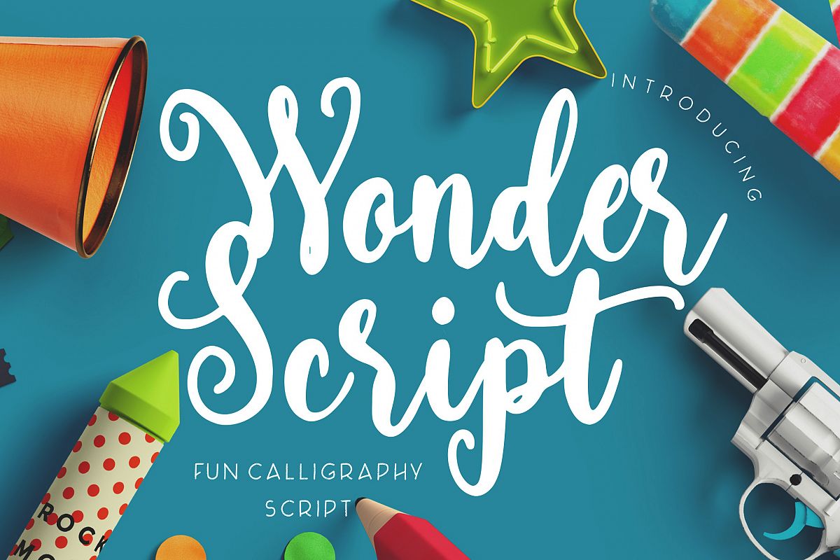 Wonder Script Fun Calligraphy example image 1