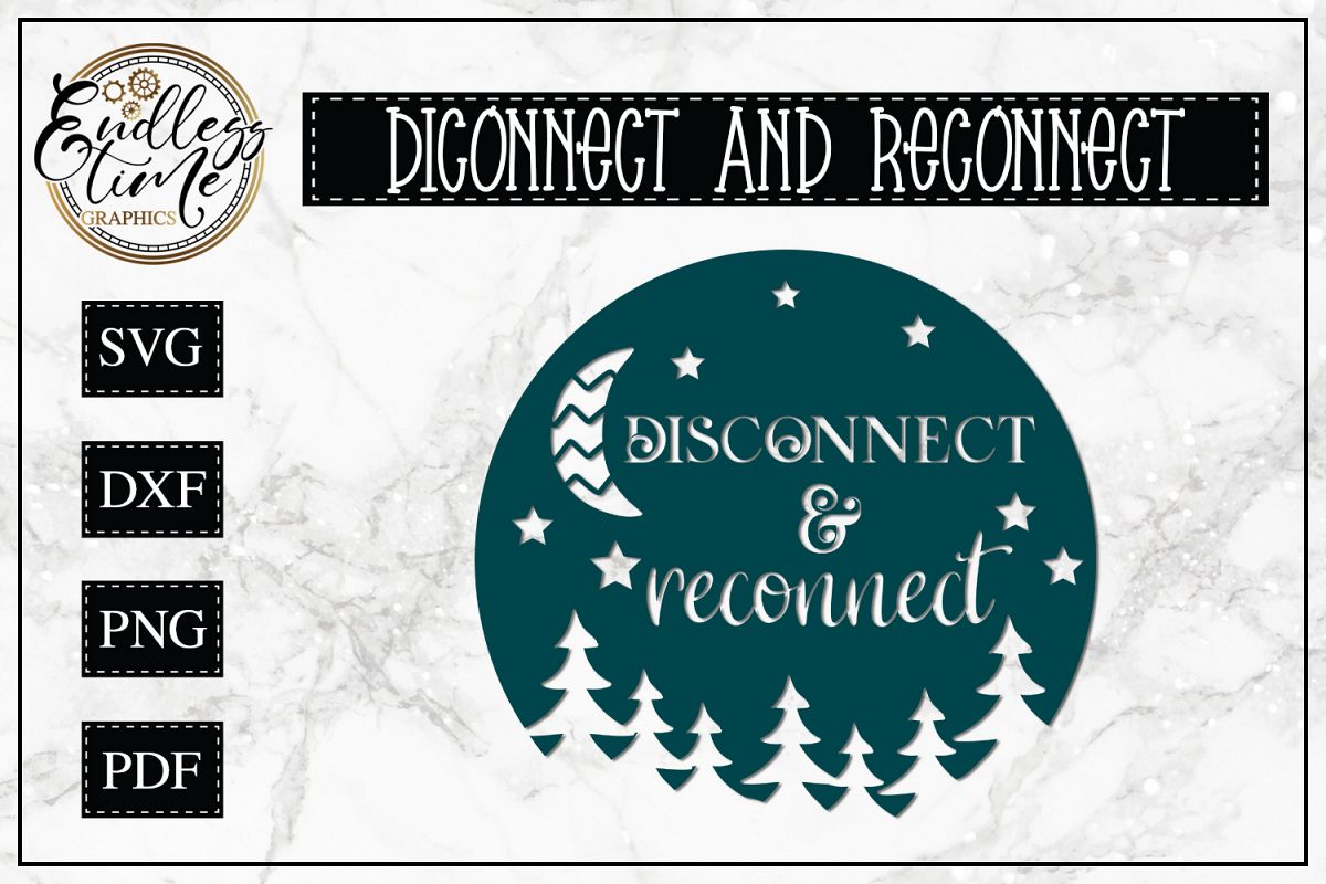 Disconnect and Reconnect SVG - A Camping SVG example image 1
