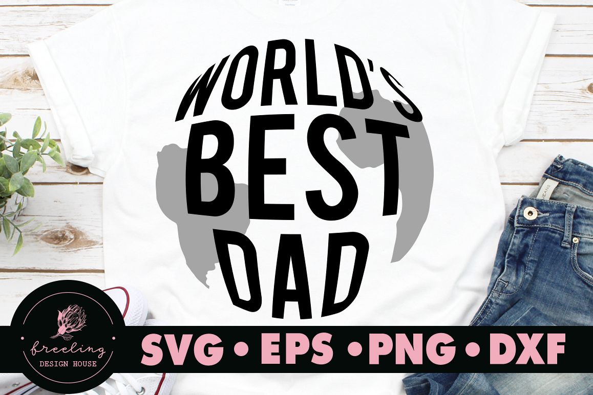 Father's day World's Best Dad SVG example image 1