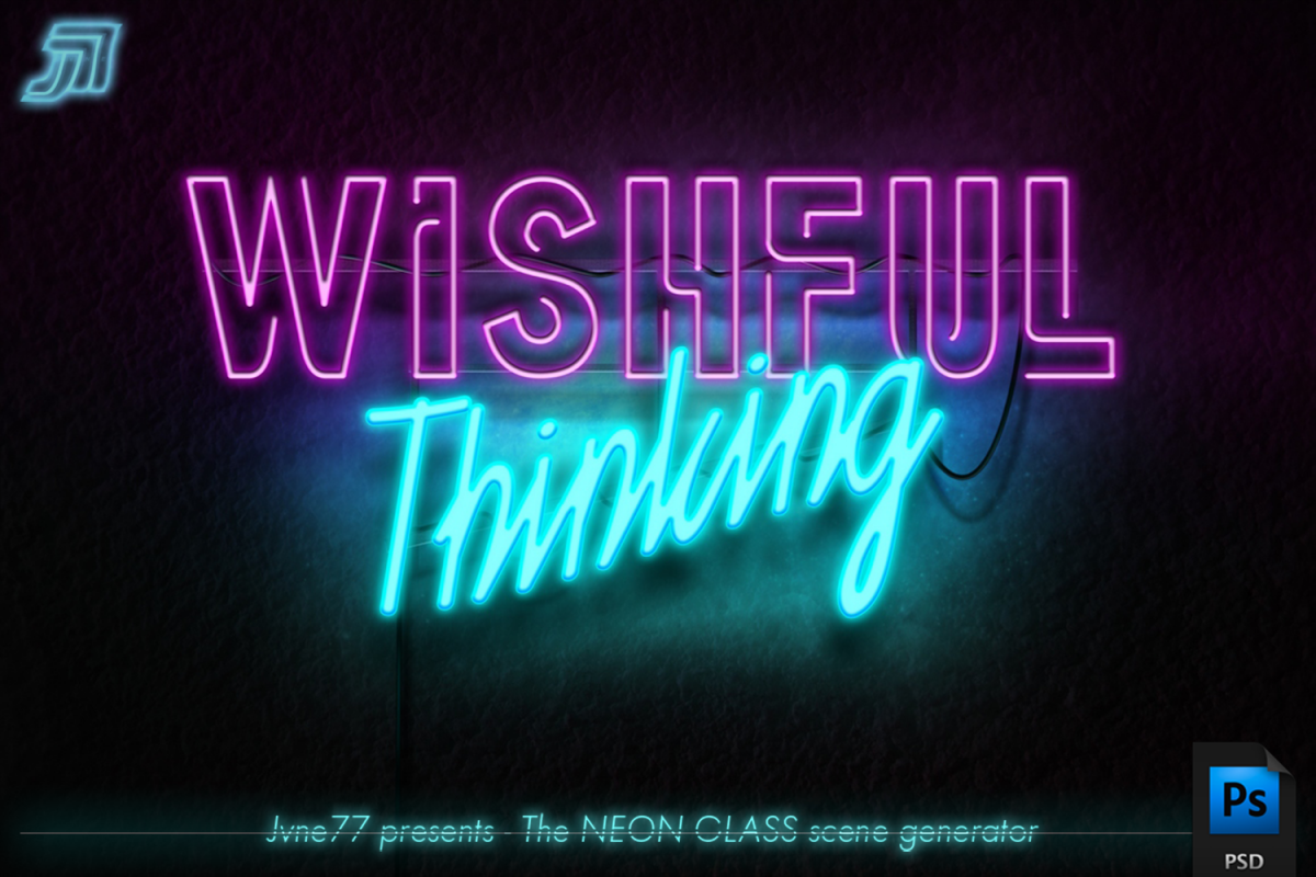NeonGlass Scene Generator PSD example image 1