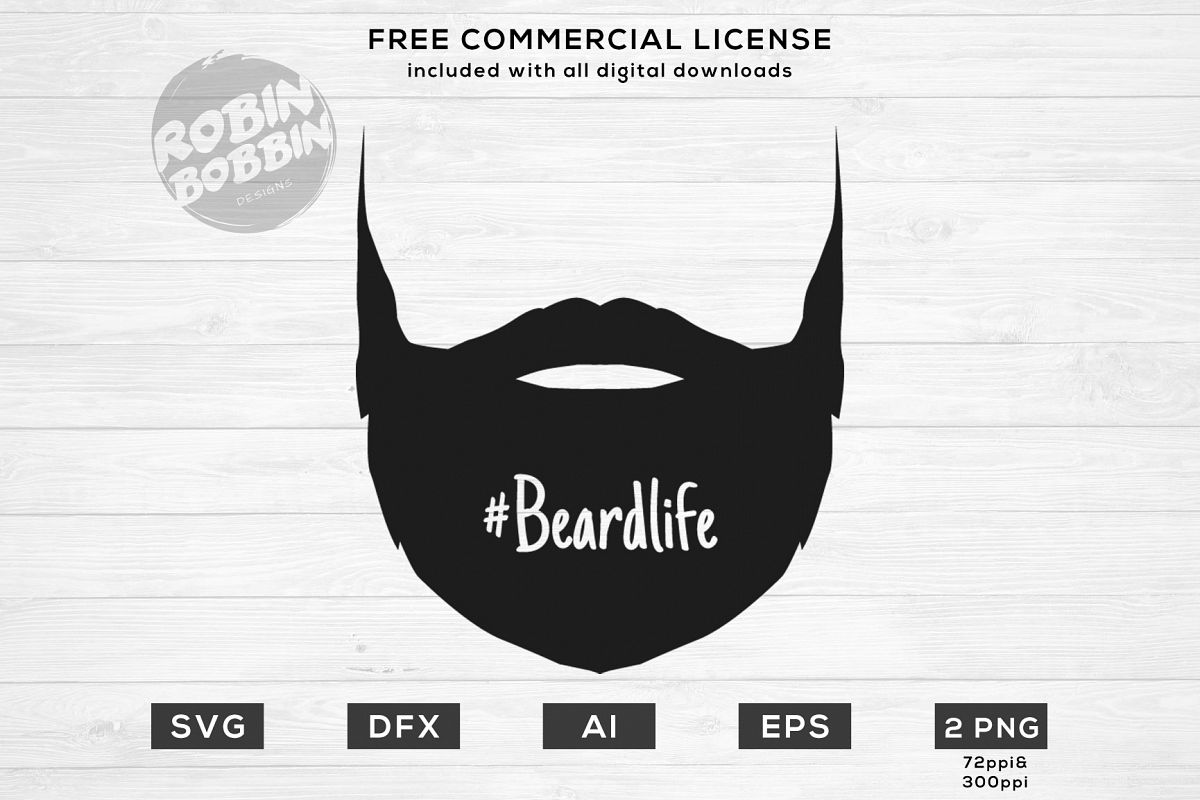 Beard Life Design for T-Shirt, Hoodies, Mugs and more example image 1