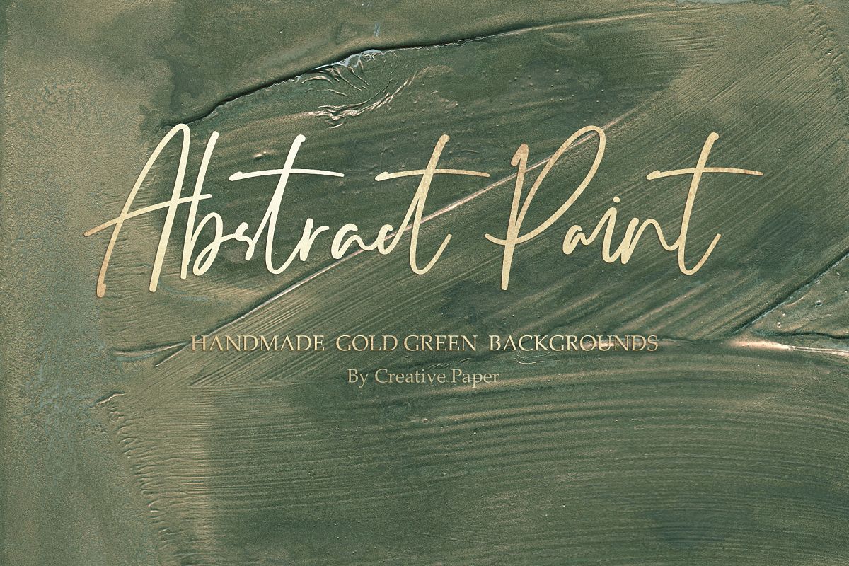 Oil Paint - Handmade Bronze Gold Abstract Backgrounds example image 1