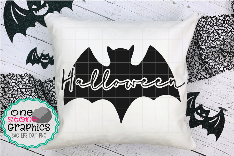 Halloween svg,bat svg,halloween cut file,pillow case svgs, example image 1