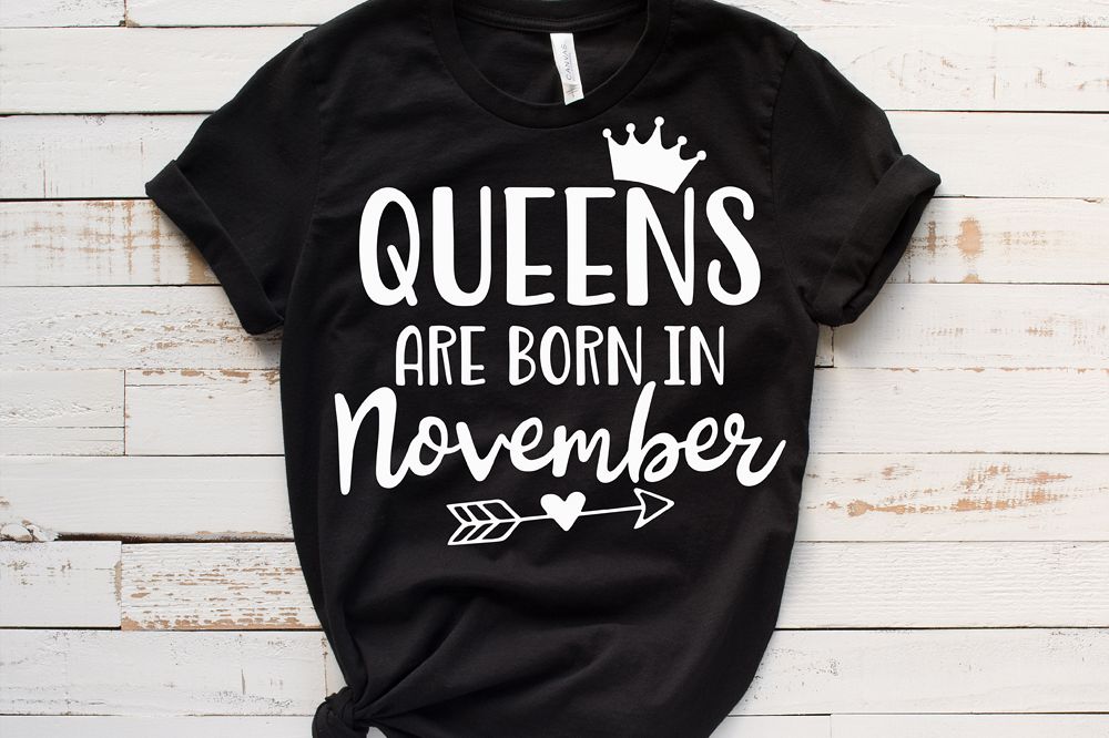 Download Queens are born in November - November Birthday woman svg