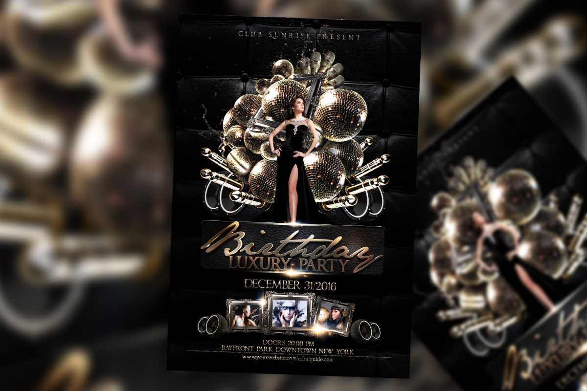 Birthday Party Flyer example image 1