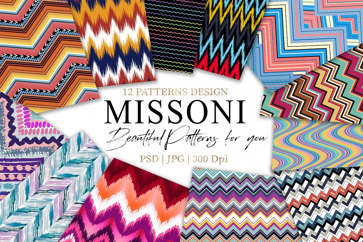 Missoni |Chevron Patterns example image 1