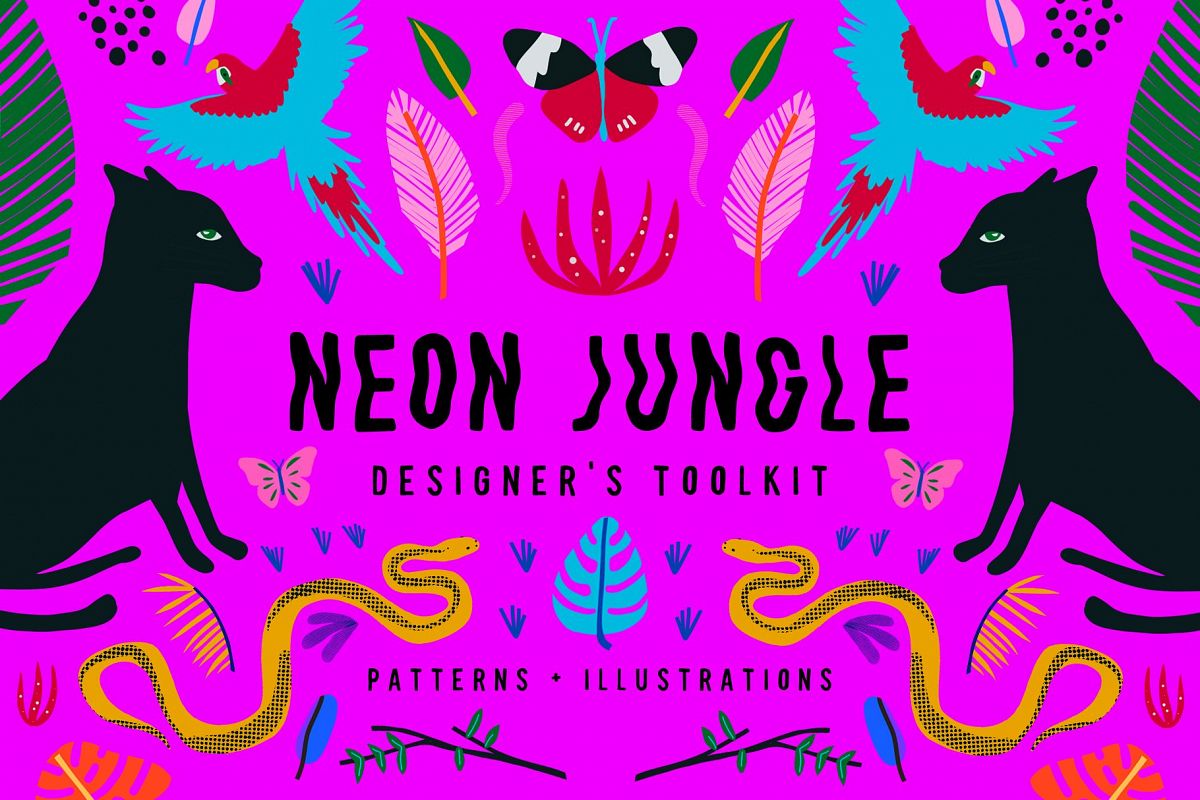 Neon Jungle - Designer's Toolkit example image 1