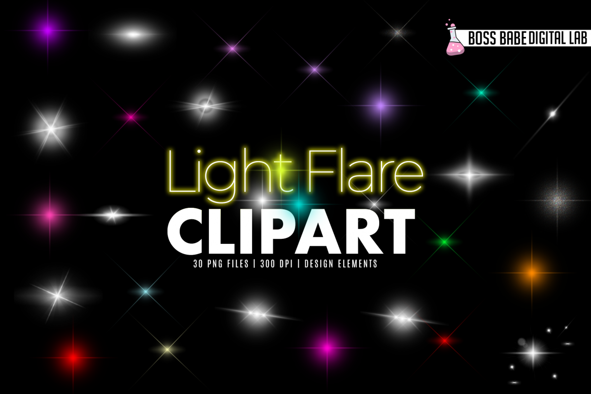 Light Flare Clipart example image 1