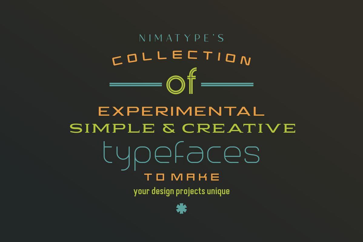 NimaType's Collection of Typefaces example image 1