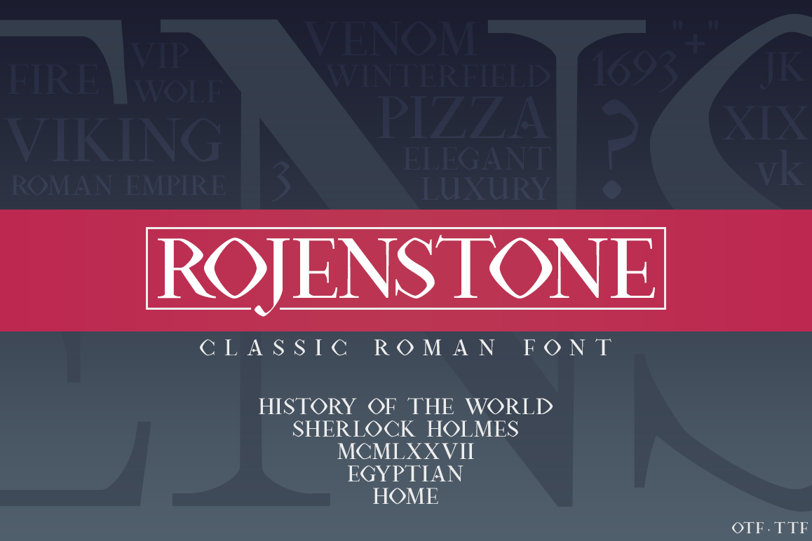 Rojenstone Font example image 1