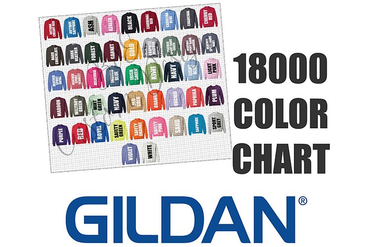 Gildan Com Color Chart