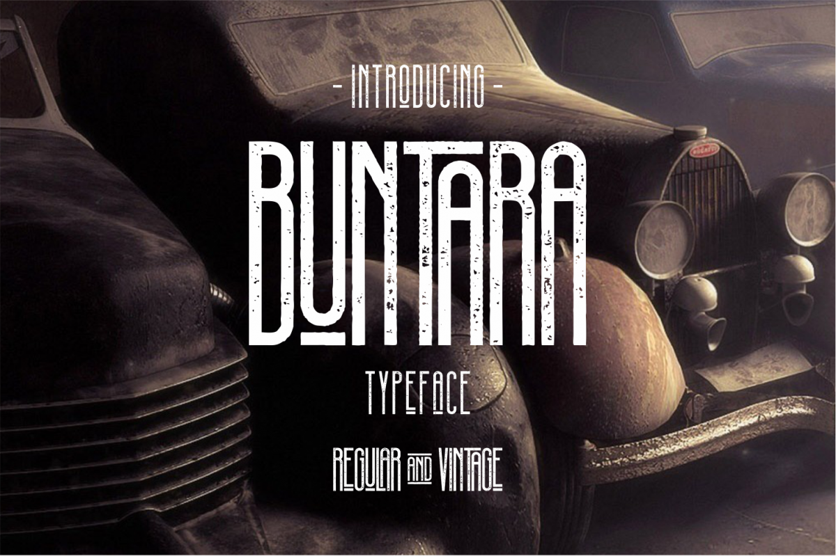 Buntara Typeface example image 1