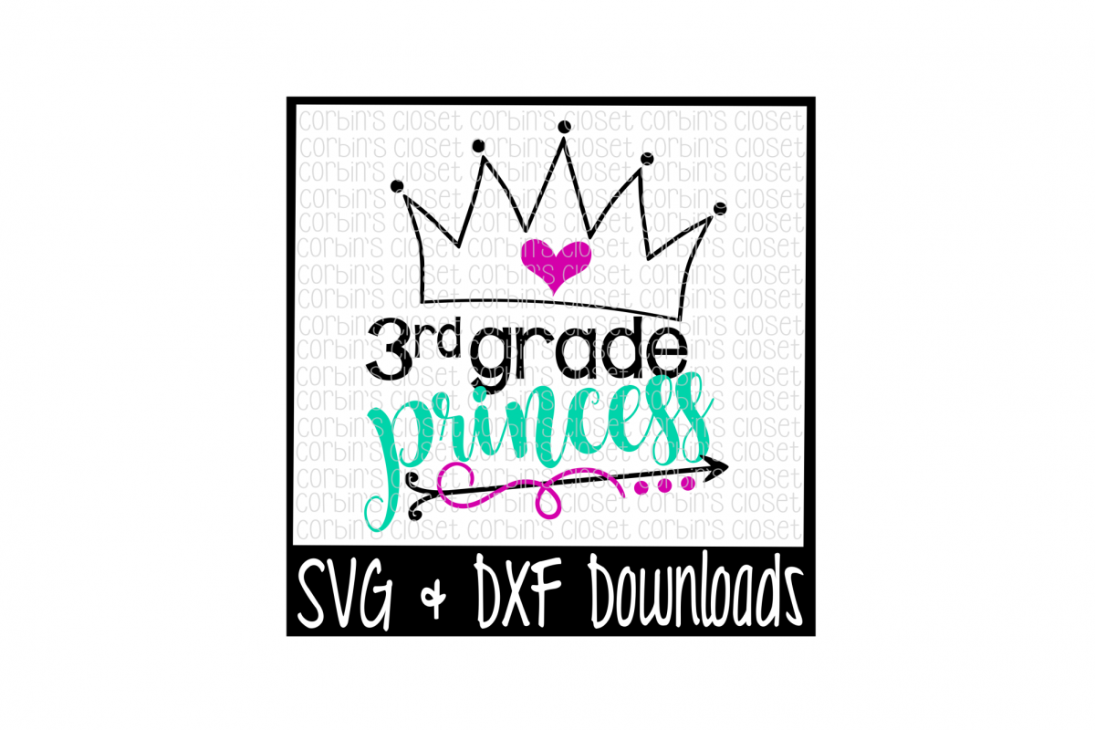 3rd Grade Princess Cut File example image 1