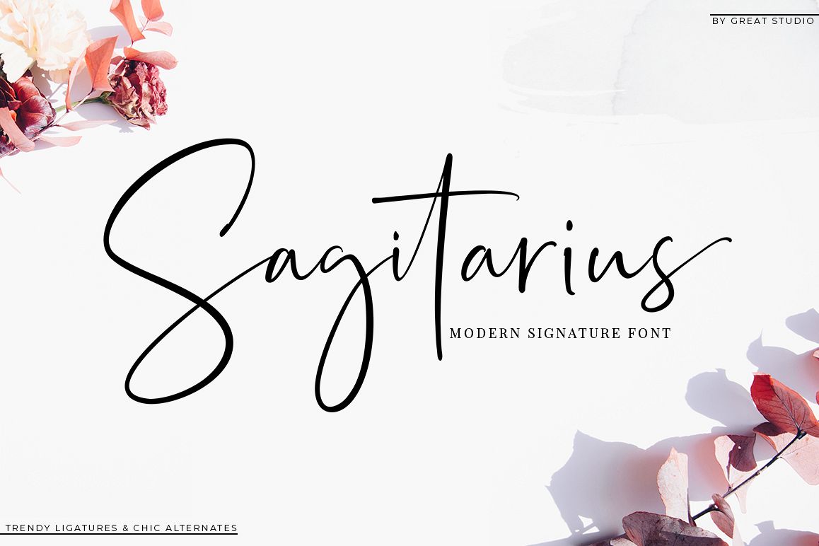 Sagitarius Font example image 1