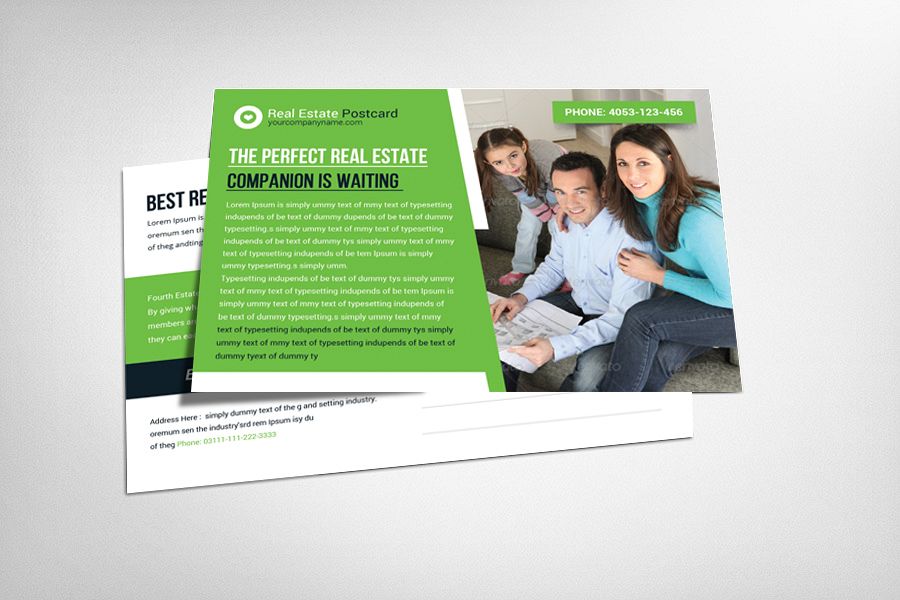 Real Estate Postcard Template example image 1