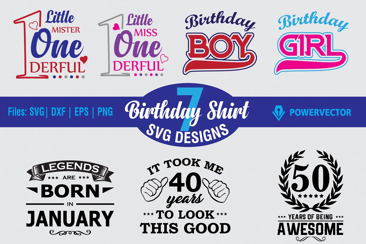 Download Birthday Svg Bundle. Birthday T shirt designs Svg Sale (84949) | SVGs | Design Bundles