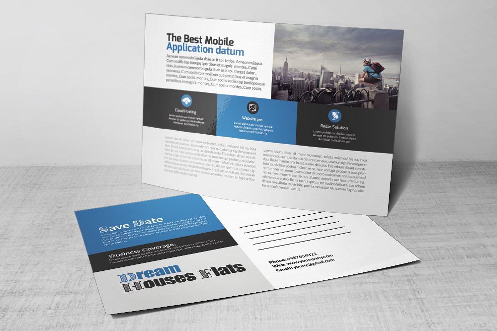 Business Agency Postcards example image 1