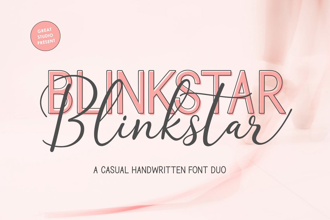 Blinkstar Font Duo example image 1