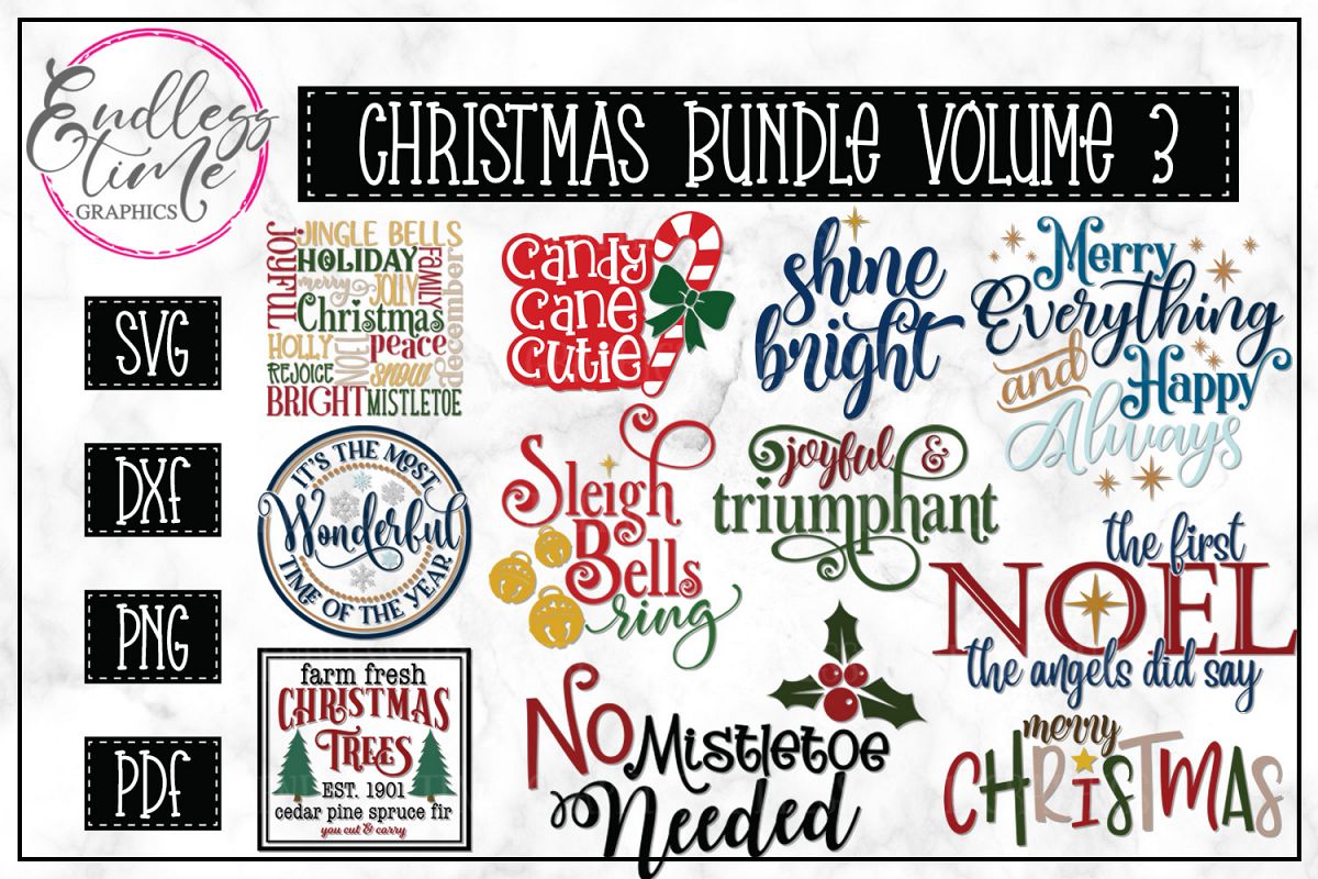 Christmas Bundle Volume 3 - A Christmas SVG Collection example image 1