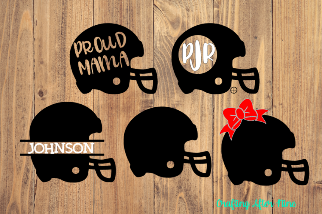 Download Football Helmet, Football Svg, Sports Svg, Monogram Frame