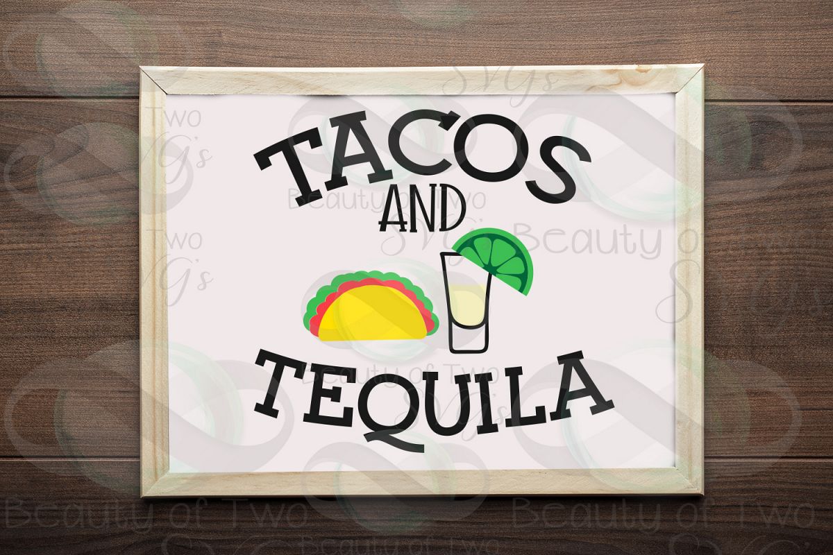 Cinco de Mayo svg & png, Tacos and Tequila svg, taco svg example image 1