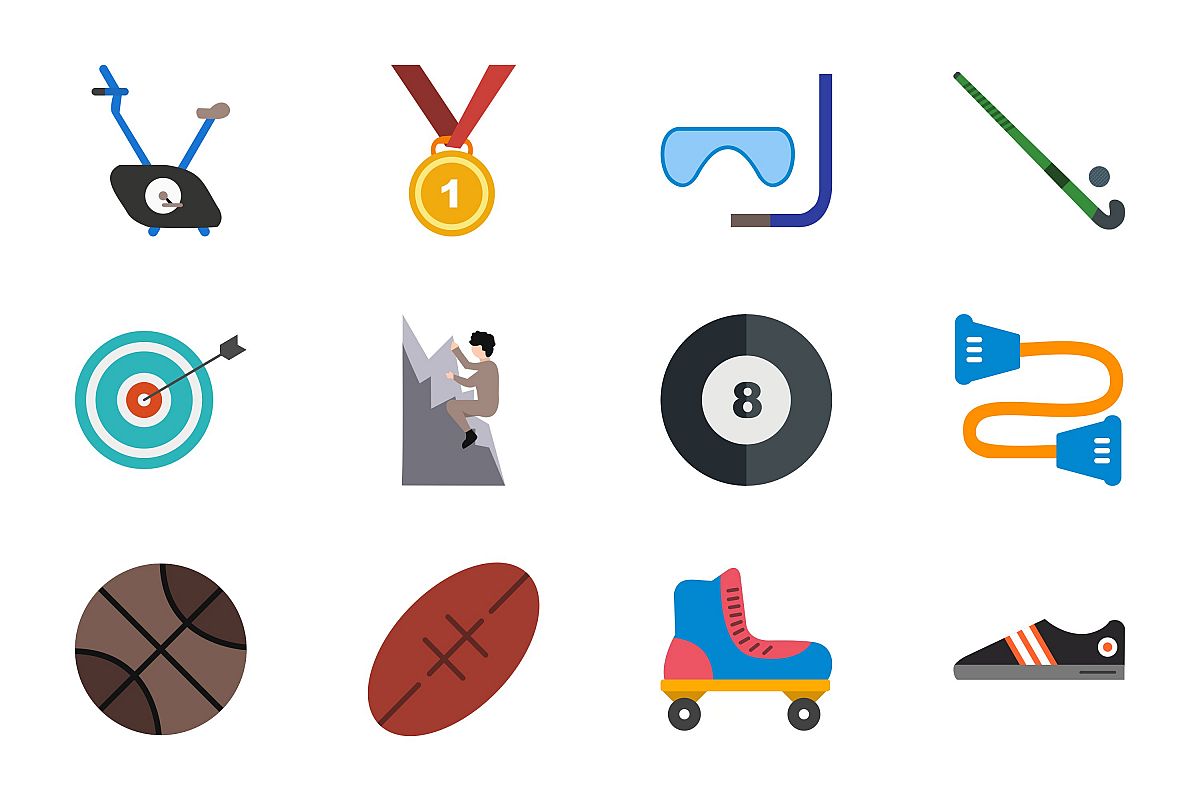 Set Of Sports And Game Icons example image 1
