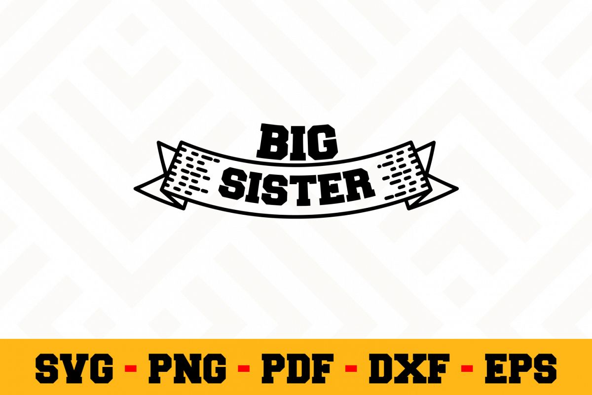 Sister SVG Design n516 | Sister SVG Cut File example image 1