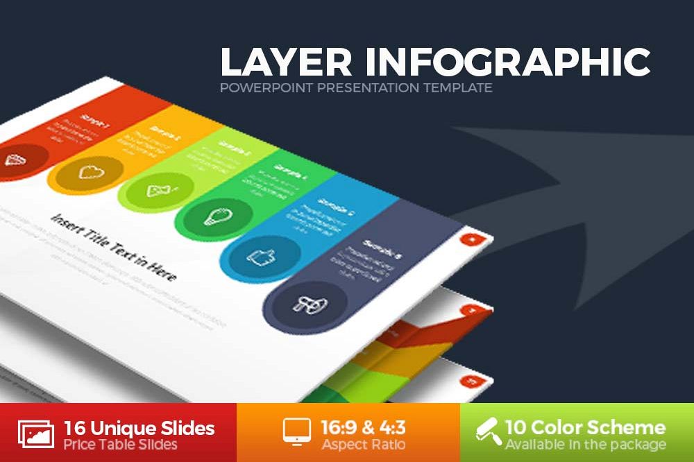 Layer Infographic Powerpoint example image 1