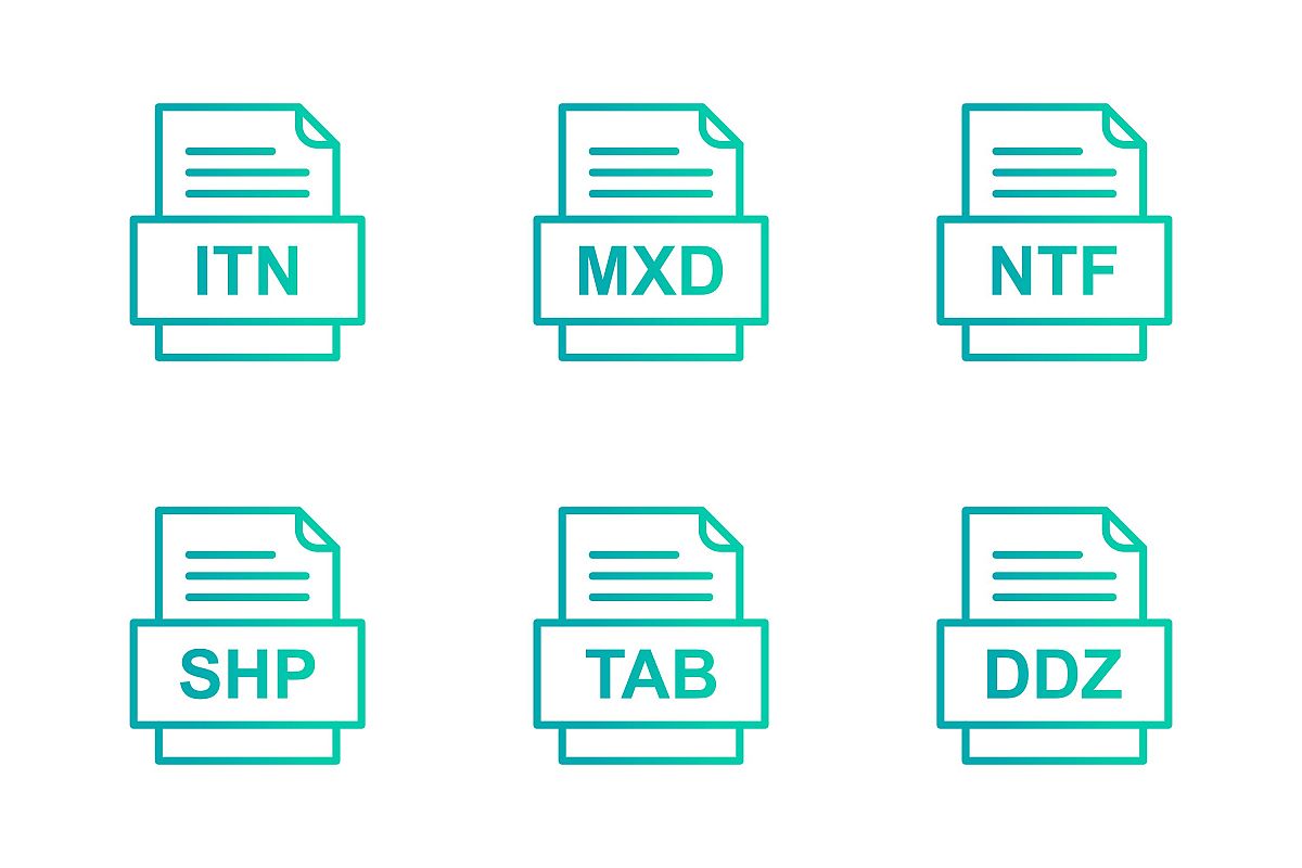 Set Of File Formats Icons example image 1