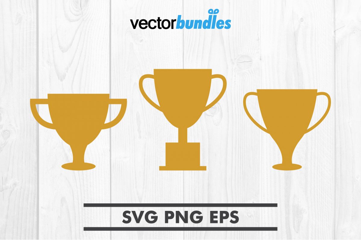 Trophy clip art svg example image 1