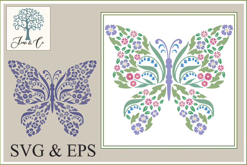 Flower Butterfly example image 1