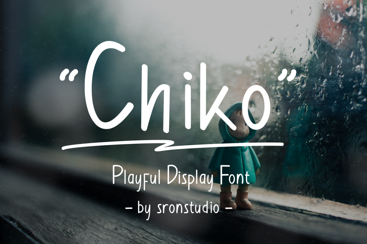 Chiko - A playful display font example image 1