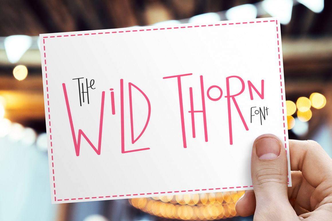 Wild Thorn Font example image 1