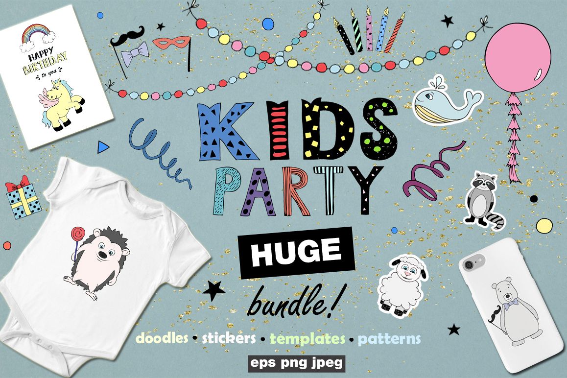KIDS Party! Huge bundle example image 1