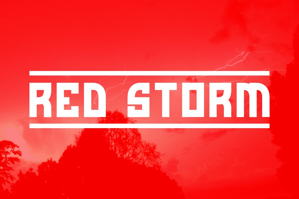 Red Storm | Special Designer Font example image 1
