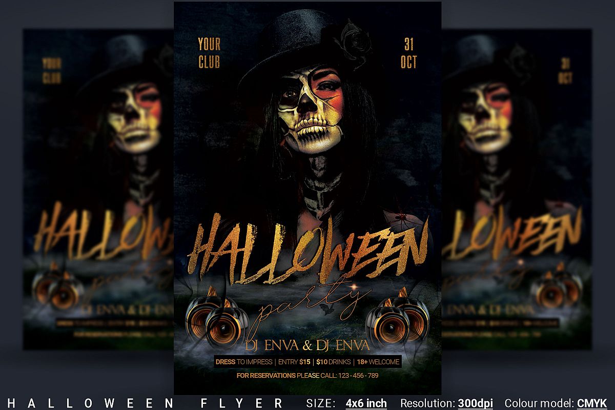 Halloween Flyer example image 1