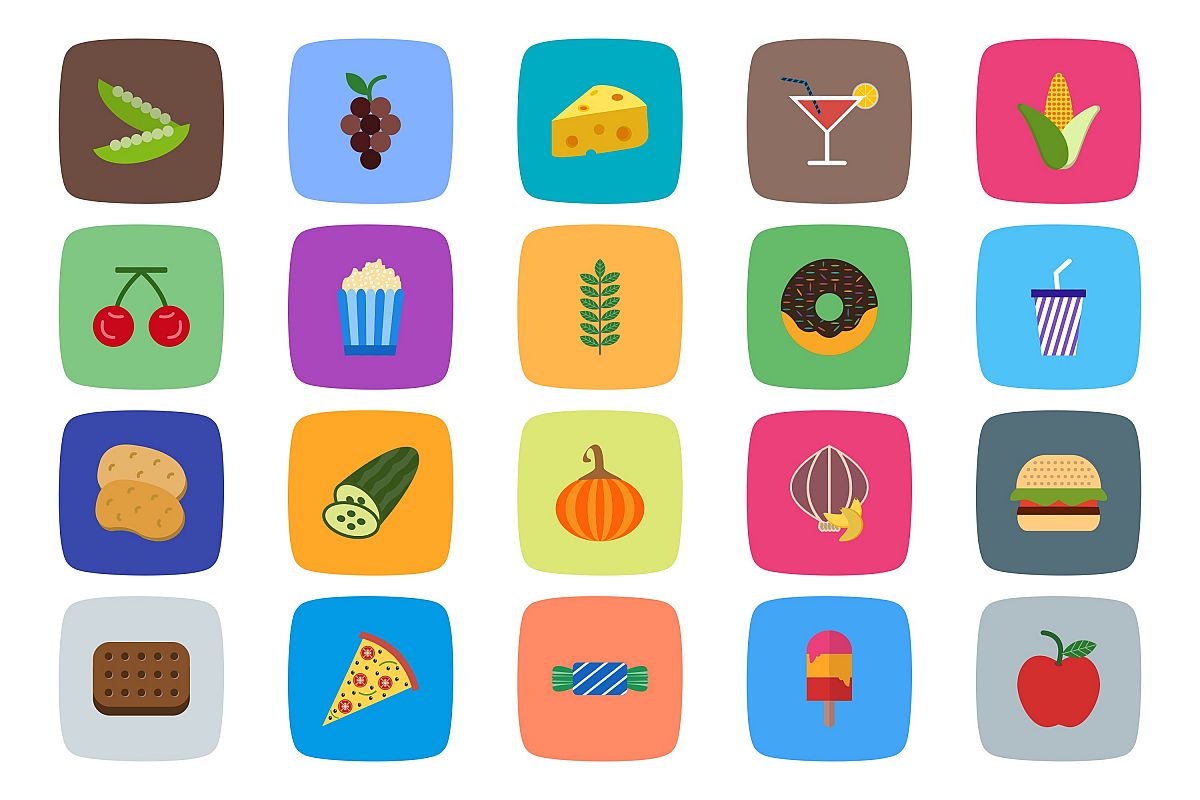Set Of Food Icons example image 1