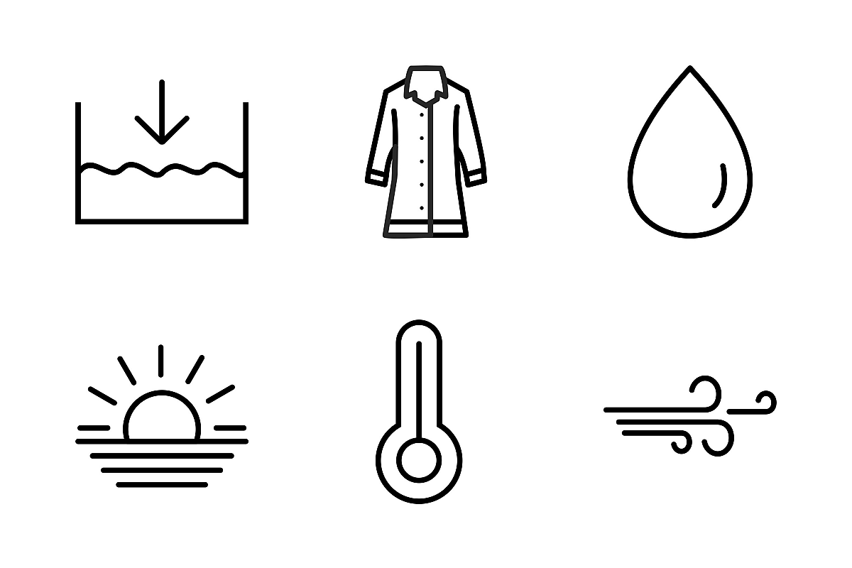 Set Of Weather And Season Icons example image 1