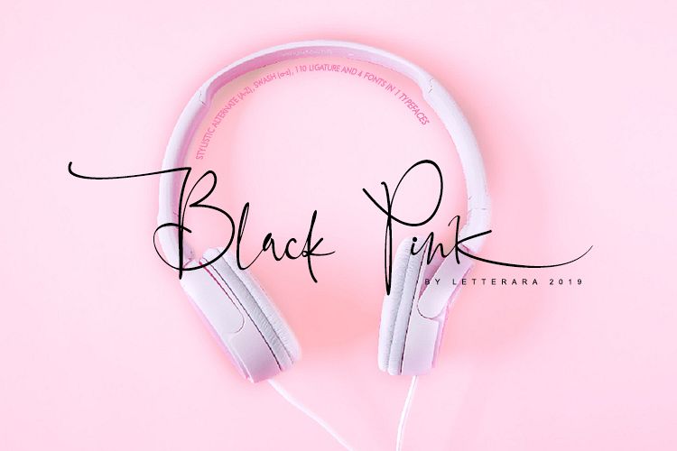Black Pink Signature example image 1