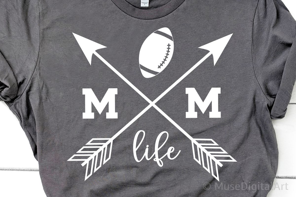 Football Svg, Football Mom Svg, Cheer Mom Svg Funny Football example image 1