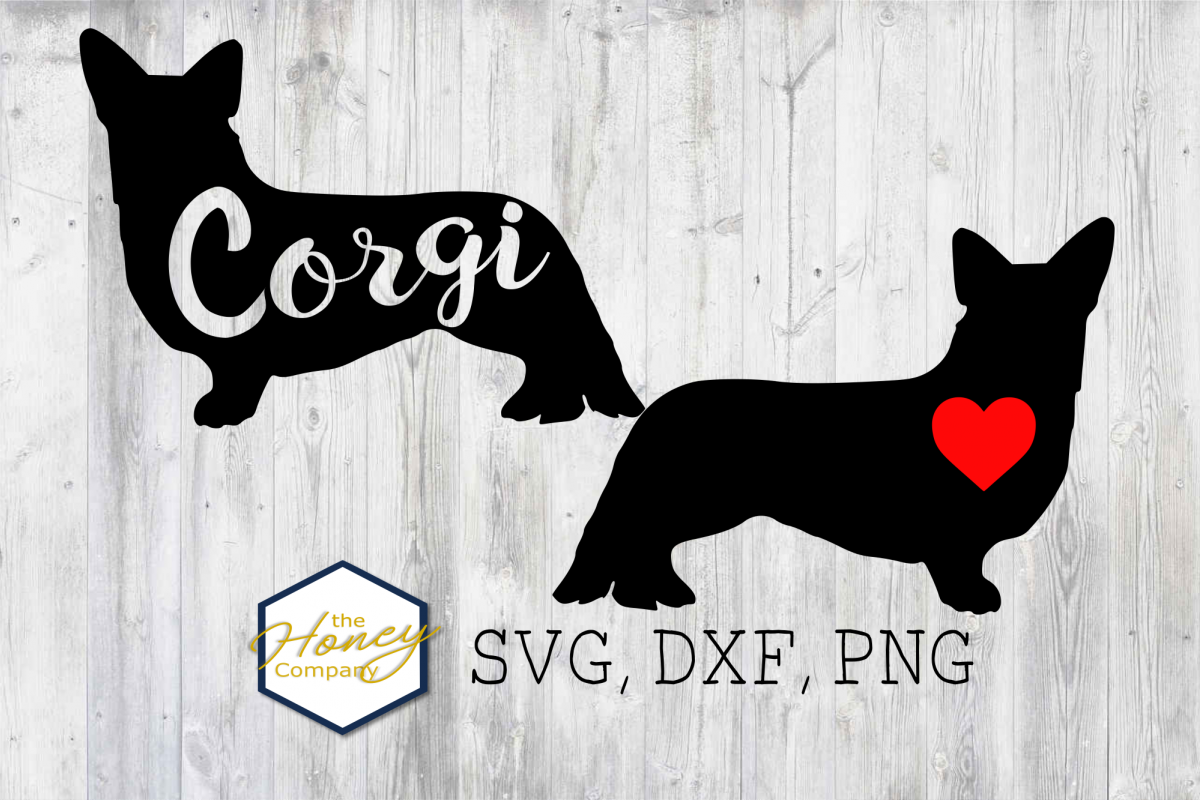 Corgi Svg Png Dxf Dog Breed Lover Cut File Clipart