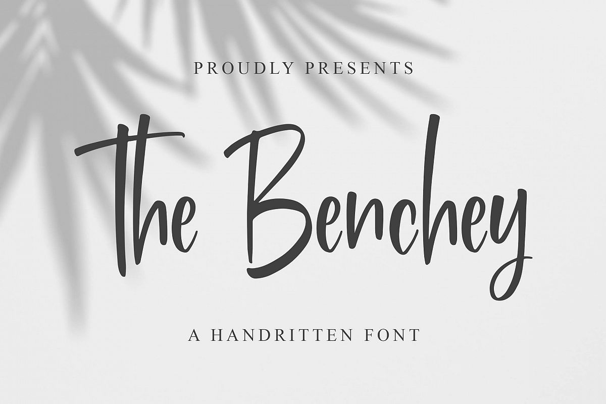 Benchey - Handwritten Font example image 1